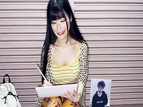 代々木駅の東口駅前の似顔絵パフォーマーがえぐい程かわいい。Kちゃん サンプル動画サムネイル